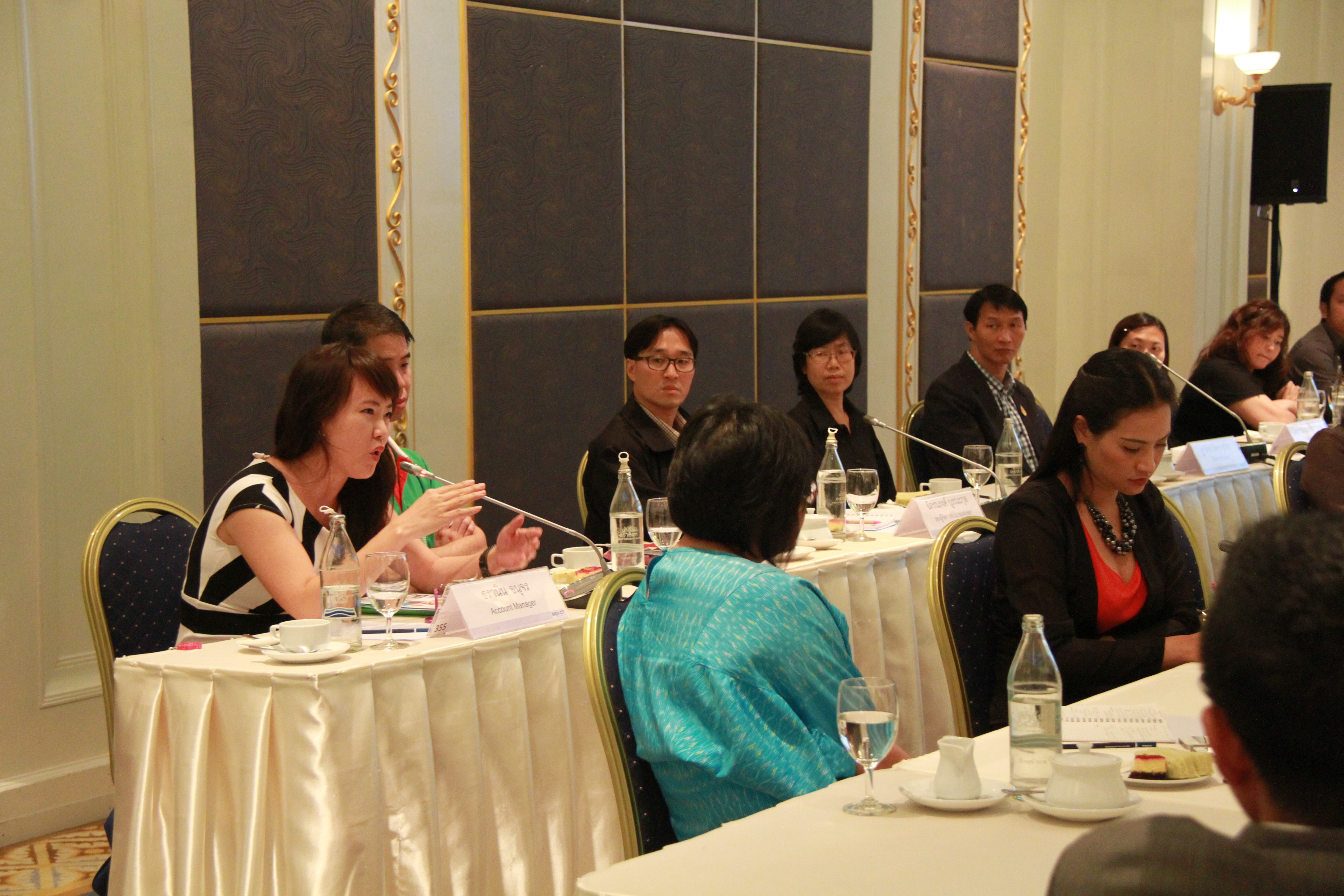 ประชุมการรายงานผลการจัดงานแสดงสินค้าไทยในประเทศปาปัวนิวกินี