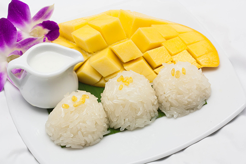 Thai Coconut Sticky Rice and Mango